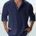 Men's Lightweight Linen Button-Down Shirt - Image 2