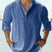 Men's Lightweight Linen Button-Down Shirt - Image 3