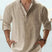 Men's Lightweight Linen Button-Down Shirt - Image 4