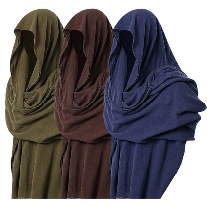Linen Wanderer Cloak for Men Azzoria