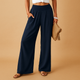 Dolcienne – Pantalon en lin taille haute pour femme