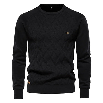 Long Sleeve Knit Sweater for Men Azzoria