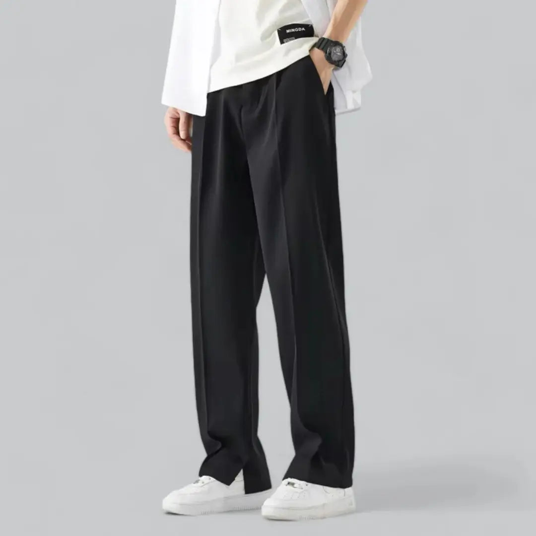 Loose Fit Wide Leg Pants for Men Azzoria