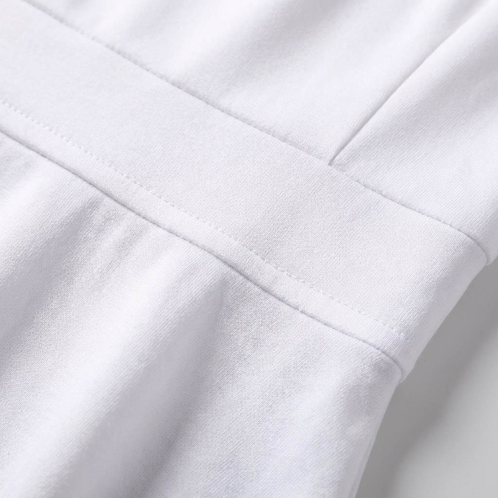 Cyanne - Robe midi blanche col en V profond manches 3/4