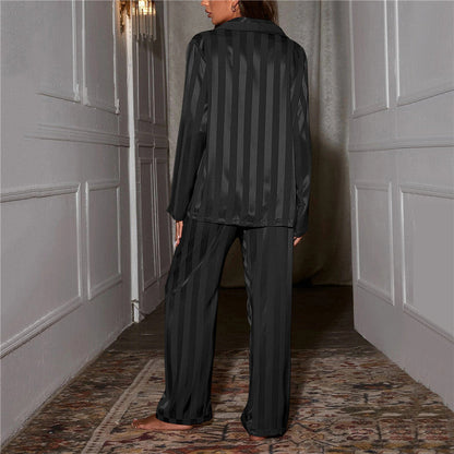 Women Silk Pajama Set Luxury Mulberry Sleepwear - Image 8