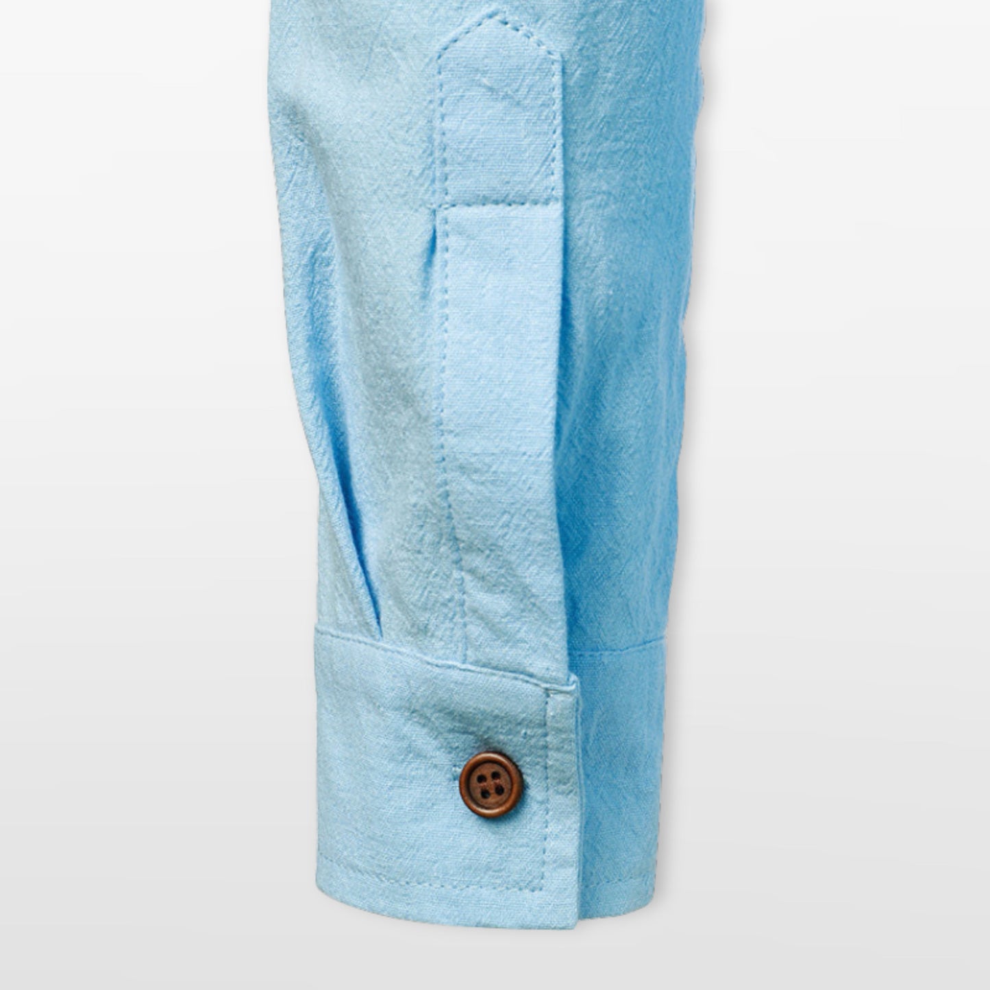 Men's Casual Linen Button Down Shirt Relaxed Fit - Image 10