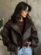 Seraphina – Veste de motard ample pour femme