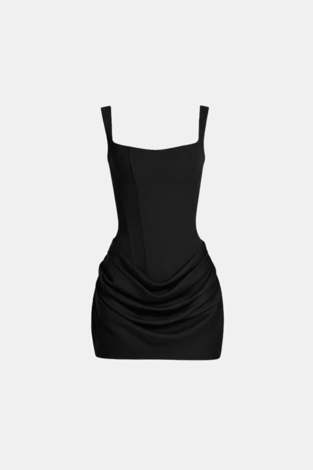 Melyna – Square Neck Corset Style Bodice Mini Dress - Image 10