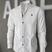 Men Band Collar Button Up Shirt