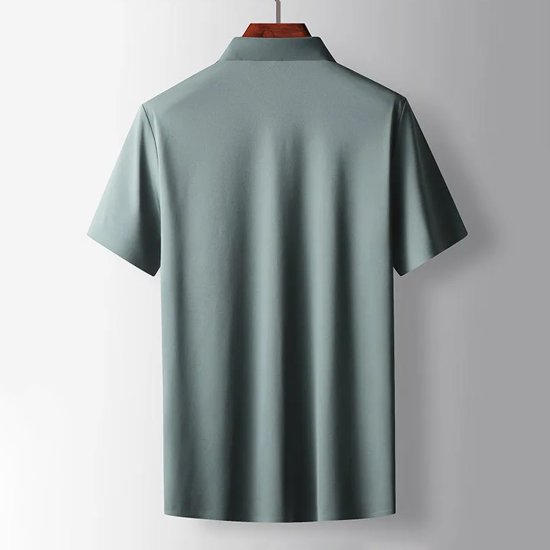Bowen - Chemise décontractée en soie pour homme, style casual chic