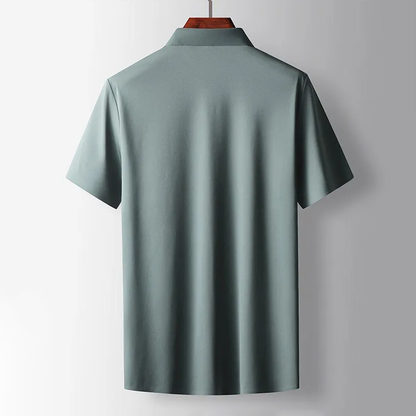 Bowen - Chemise décontractée en soie pour homme, style casual chic