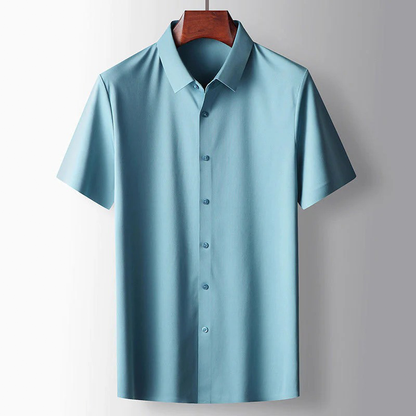 Bowen - Chemise décontractée en soie pour homme, style casual chic