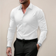 Gianvero - Chemise classique à manches longues pour affaires