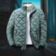 Erick - Mens Quilted Jacket With Stand Collar