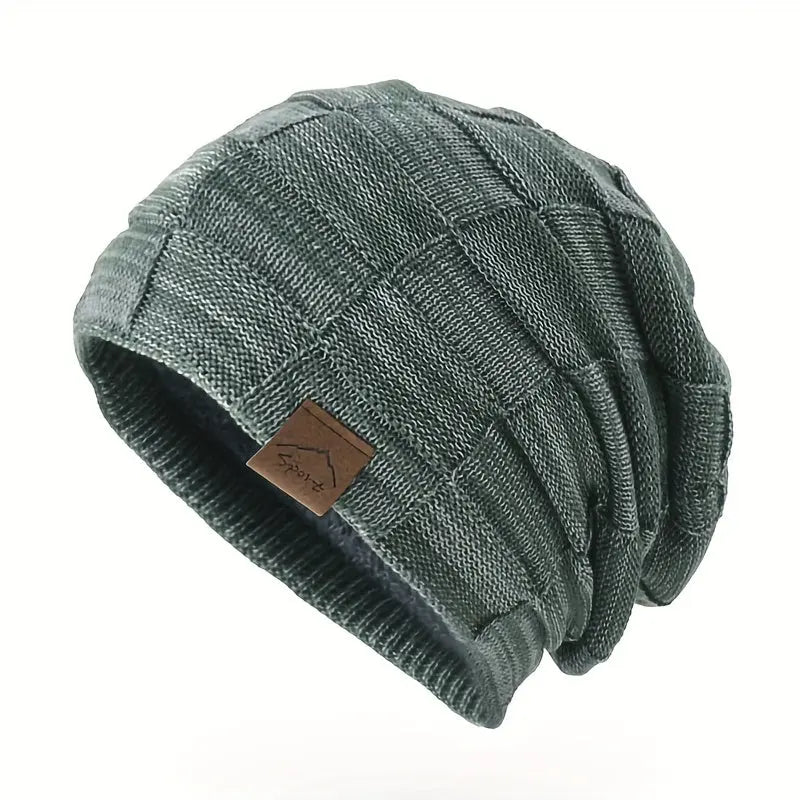 Mixed Color Knitted Beanie Hat for Unisex Azzoria
