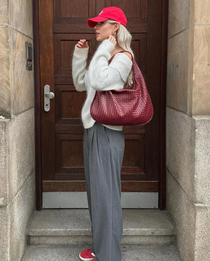 Norivelle - Woven Shoulder Handbag