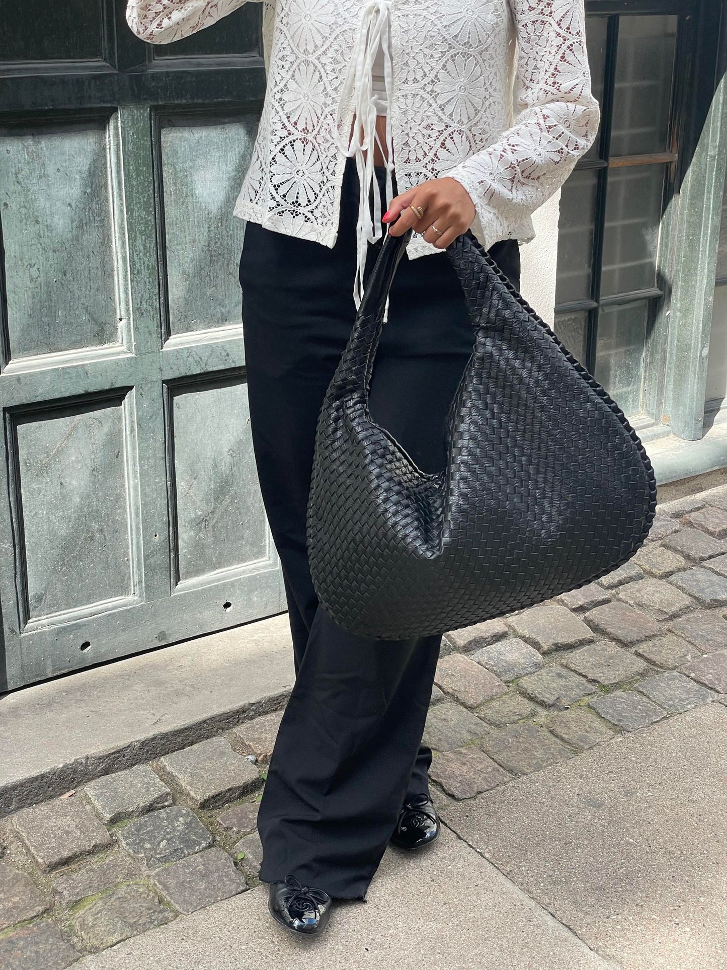 Norivelle - Woven Shoulder Handbag