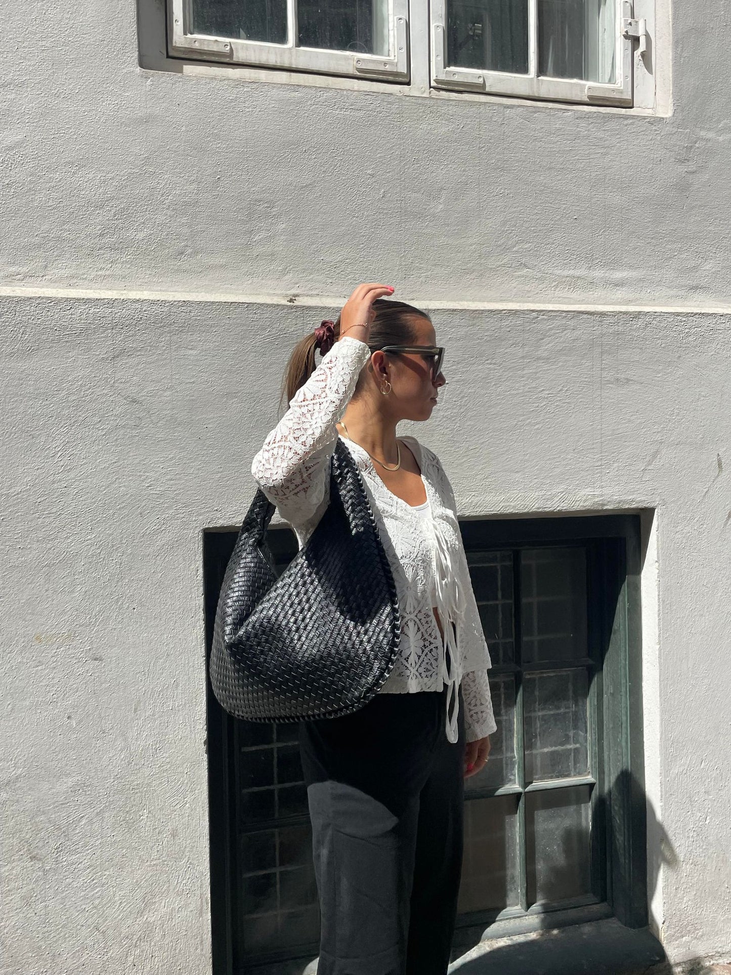 Norivelle - Woven Shoulder Handbag