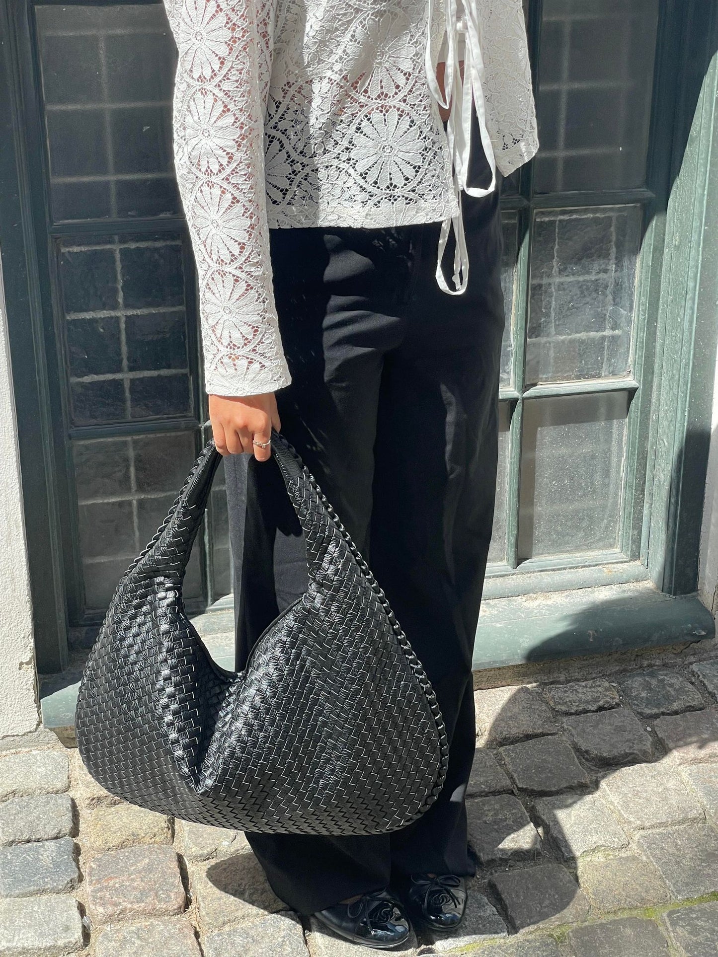 Norivelle - Woven Shoulder Handbag