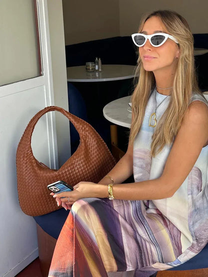 Norivelle - Woven Shoulder Handbag
