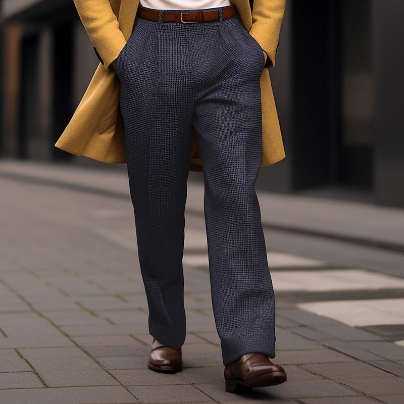 Tailored Straight-Leg Trousers