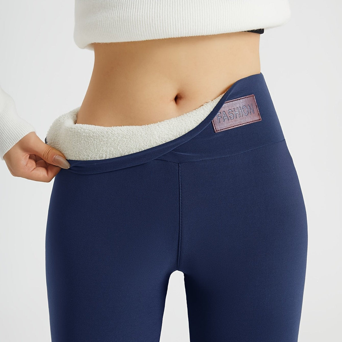High-Waist Fleece-Lined Leggings