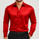 Lucien - Slim Fit Satin Formal Shirt
