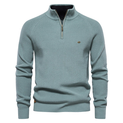 Veylor – Pull demi-fermeture éclair de luxe pour homme