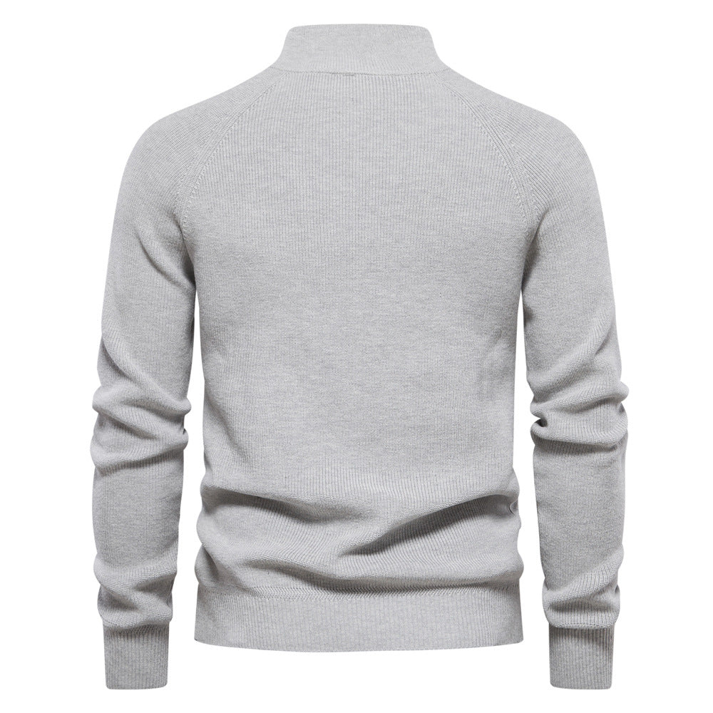 Veylor – Pull demi-fermeture éclair de luxe pour homme
