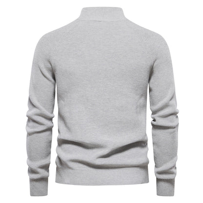 Veylor – Pull demi-fermeture éclair de luxe pour homme