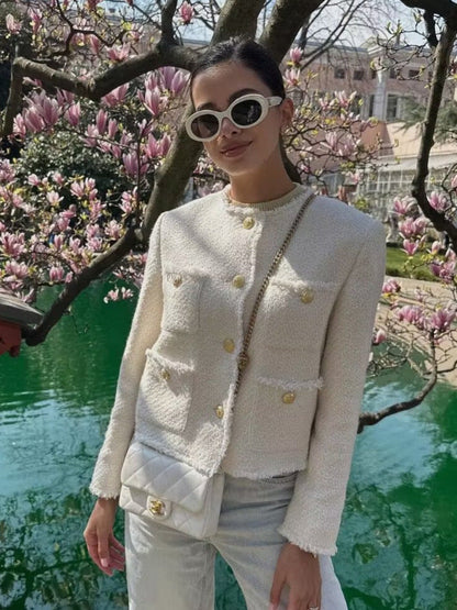 Elodie – Veste Bouclé pour Femme