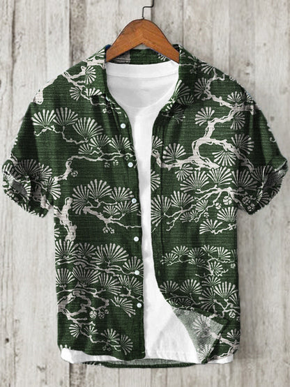 Caelior - Chemise en mélange de lin japonais