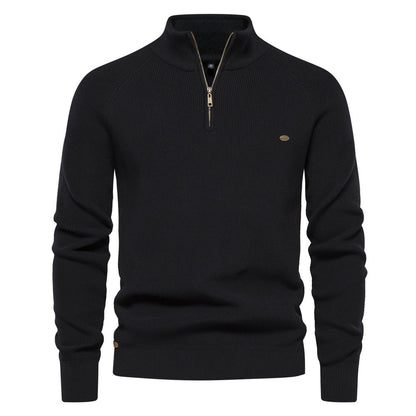 Veylor – Pull demi-fermeture éclair de luxe pour homme