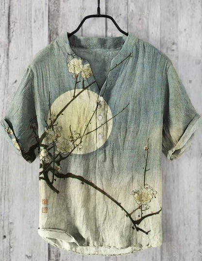 Caelior - Chemise en mélange de lin japonais