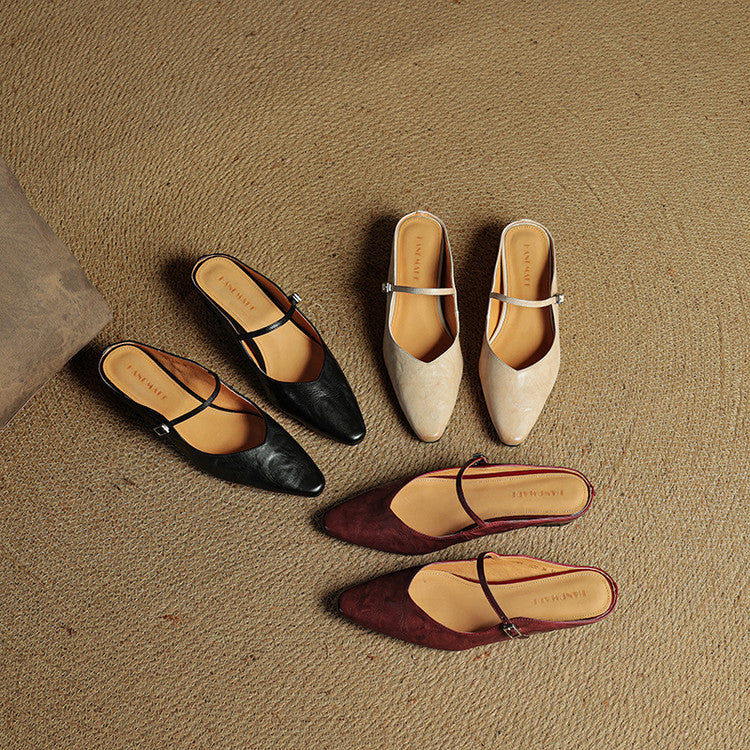 Vellea - Κλασικές Μπαλαρίνες με Μυτερή Μύτη