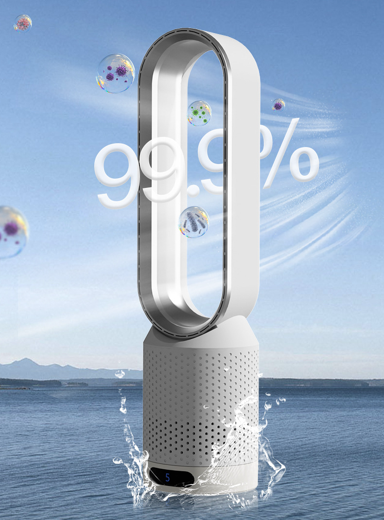 3-in-1 Portable Air Cooler Purifier UV Ionizer - Image 7