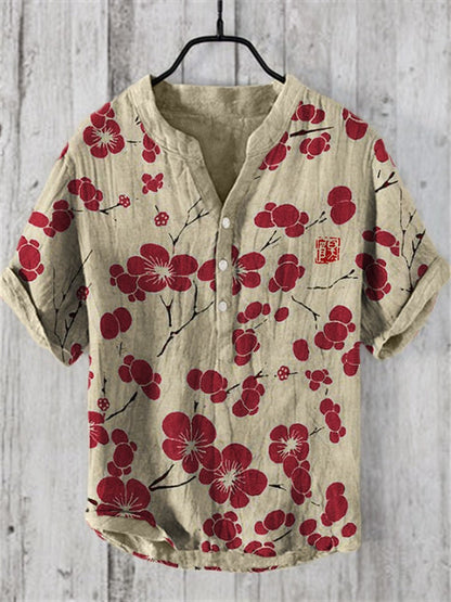 Caelior - Chemise en mélange de lin japonais