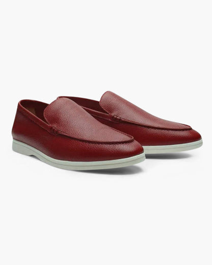 Valerion - Herre Vintage Ko Læder Loafer
