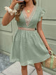 Ombelira – Summer Mini V Neck Dress Women