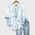 Women's V-Neck Ruffle Sleeve Blouse - Image 2