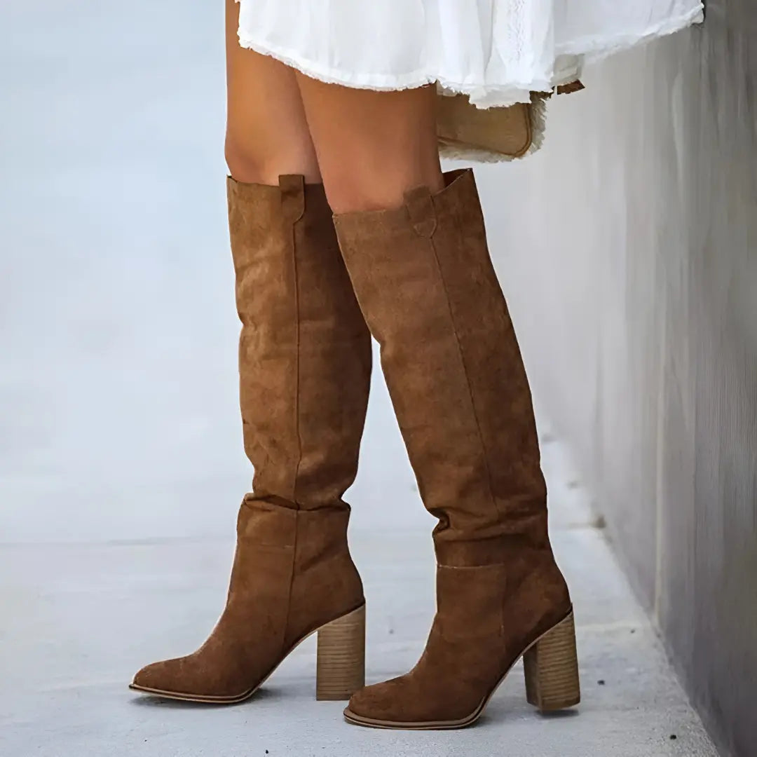 Padded Insole Knee-High Boots for Women Azzoria