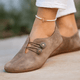 Women's Wide Toe Box Barefoot Shoes Faux Leather Minimalist Flats - Image 2