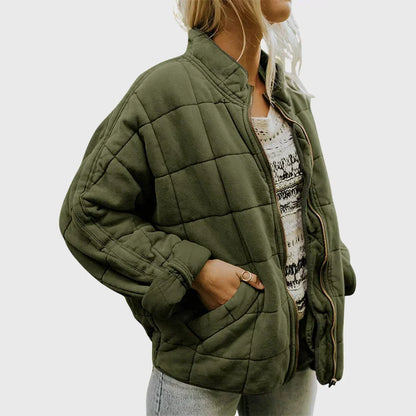 Fiona - Stijlvolle Oversized Gewatteerde Jas