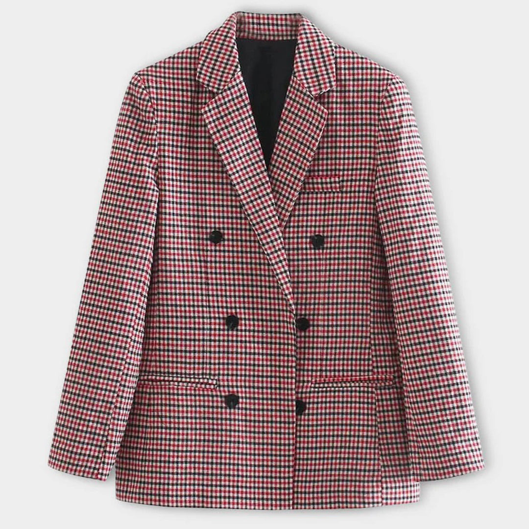 Rosalinda - Dameternet blazer med tern