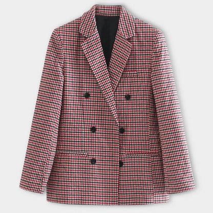 Rosalinda - Dameternet blazer med tern