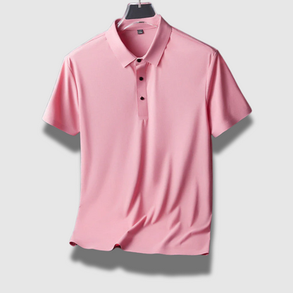 Men's Silk Polo Shirt Lightweight Premium - Image 2
