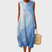 Women Linen Plaid Sleeveless Midi Dress - Image 3