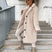 Manteau trench en peluche pour femmes