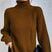 Elenia – Pull à col roulé côtelé pour femme