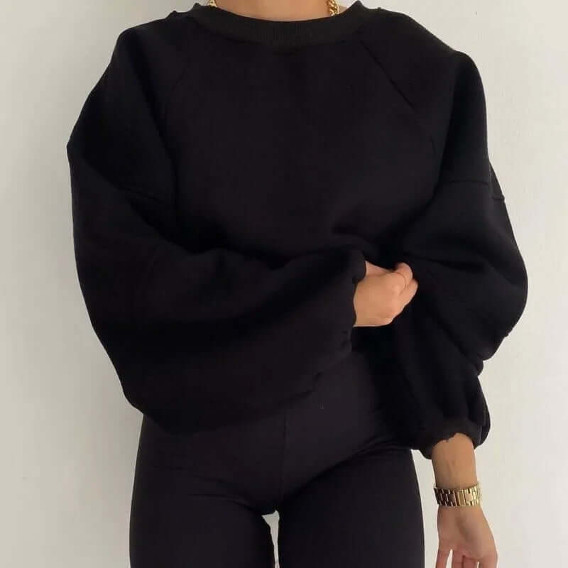 Elariah - Cotton Blend Relaxed Fit Women Sweater